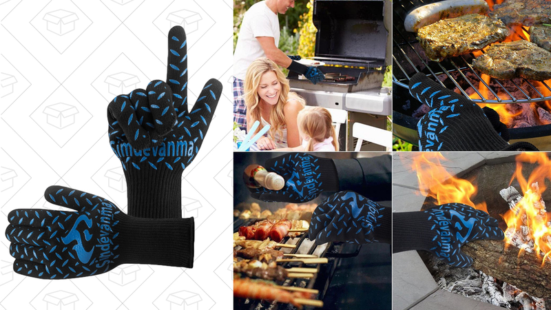 Heat Resistant Cooking Gloves | $9 | Amazon | Promo code XJZ2UX6N
